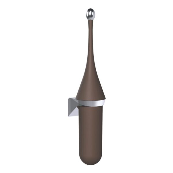Perie WC cu suport de perete – Dolomites Brown