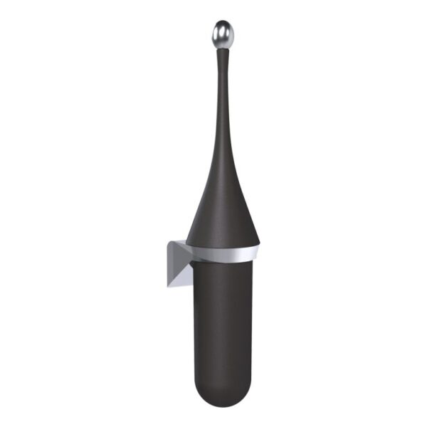 Perie WC cu suport de perete – Vesuvian Black