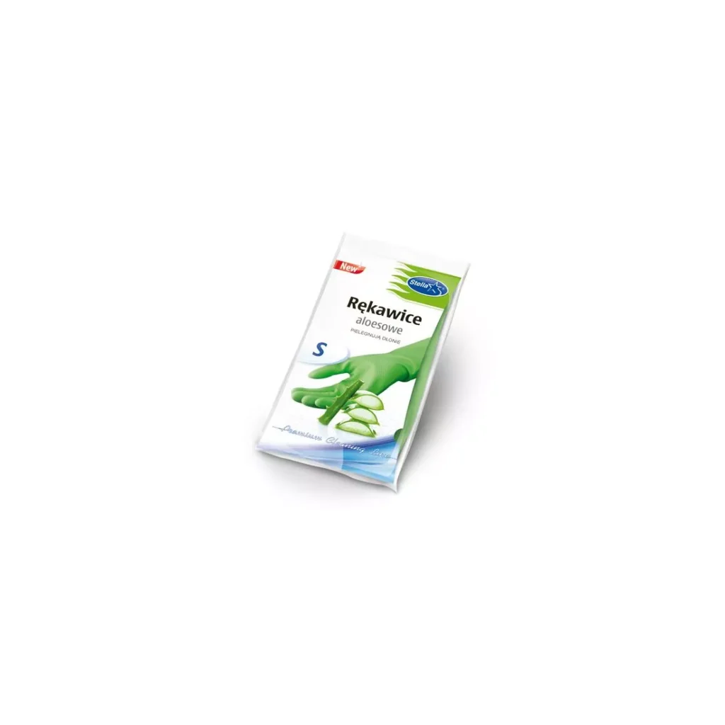 Mănuși din gumă cu Aloe Vera – Mărimea S