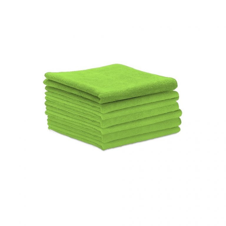 Lavetă din microfibră verde, 40×40 cm