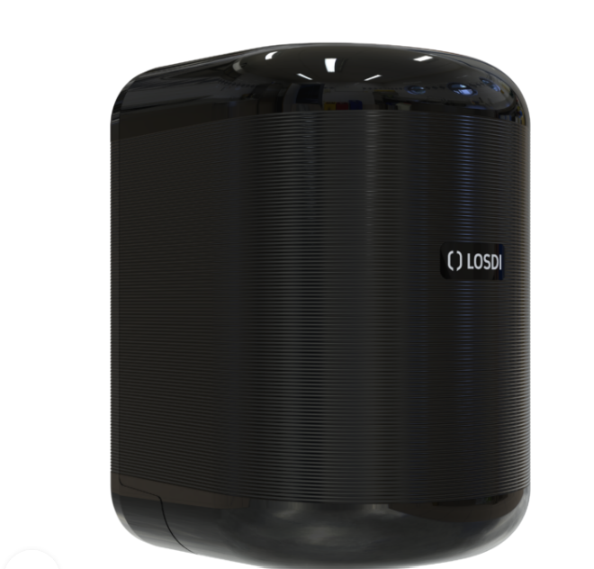 Dispenserul pentru prosoape de hârtie cu extracție centrală Losdi Eco-Luxe Control System Black