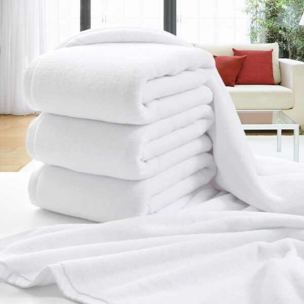 Prosop HOTEL 70x140, alb, 550g/mp, 100% bumbac